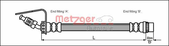 METZGER Gumifékcső 4114761_METZ